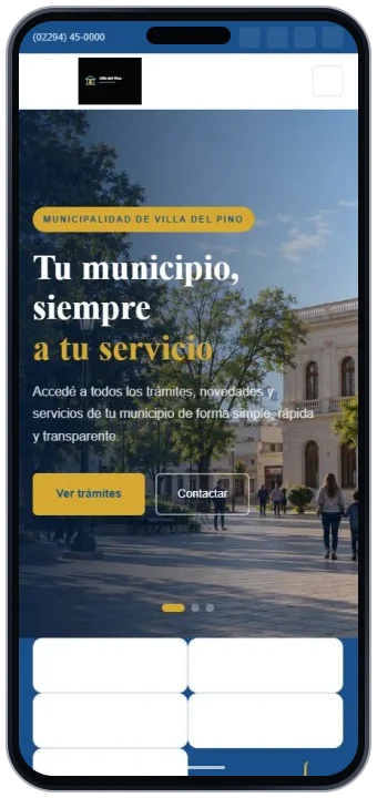 Municipalidad de Villa del Pino · Celular