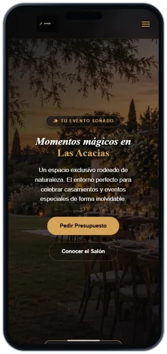 Salón Las Acacias · Celular