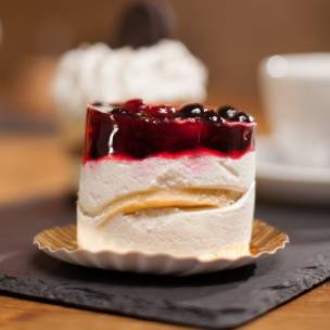 Torta de frutos rojos