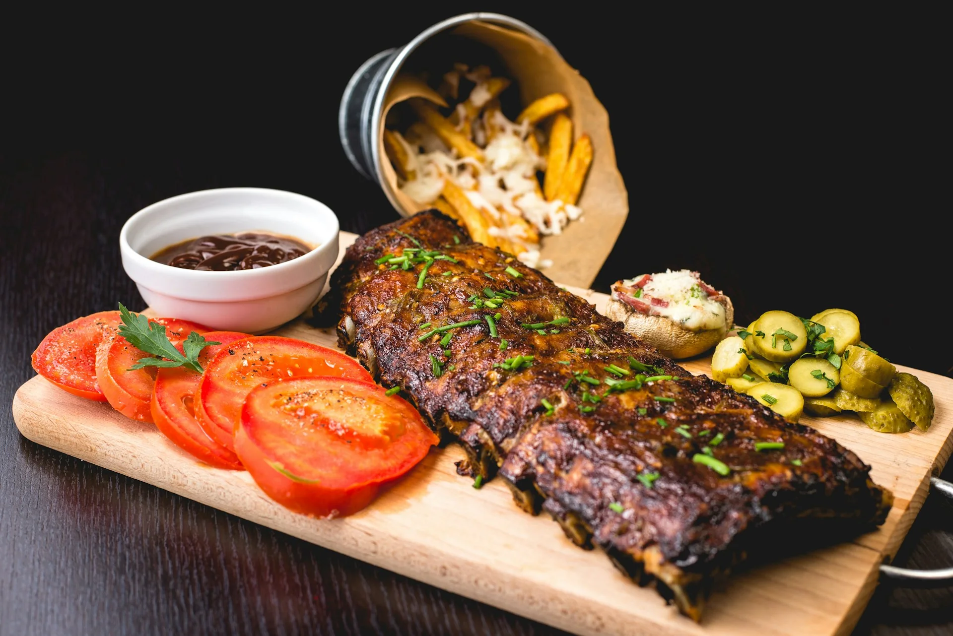 Plato principal con vegetales